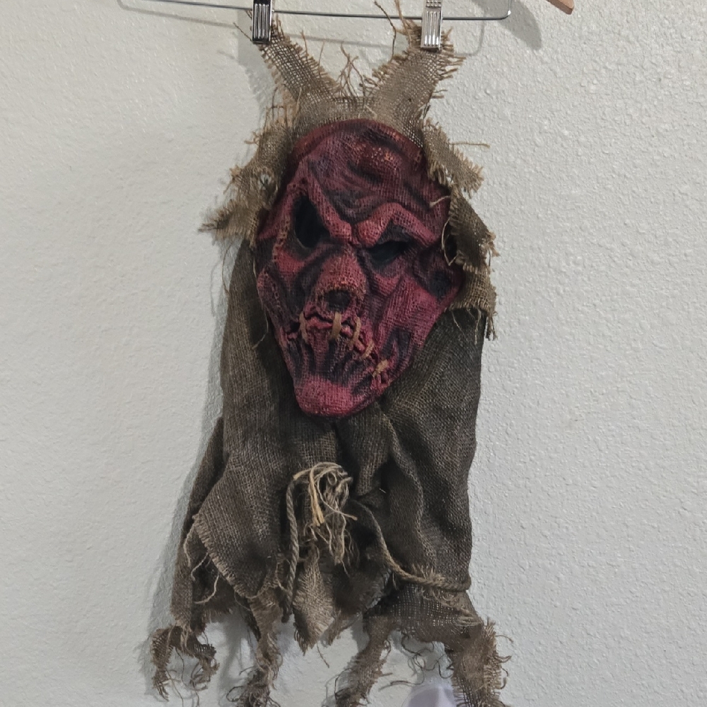 Adult Halloween Scarecrow Mask Burlap